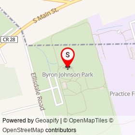 Byron Johnson Park on , Allentown New Jersey - location map