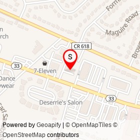 Mavis Discount Tire on NJ 33, Hamilton Township New Jersey - location map
