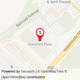 Domino's Pizza on Railroad Avenue,  New Jersey - location map