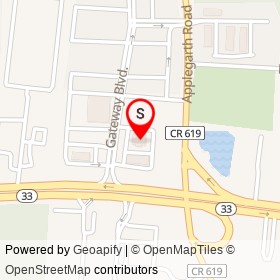 QuickChek on Gateway Boulevard,  New Jersey - location map