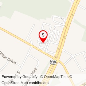 Domino's Pizza on Hickory Corner Road,  New Jersey - location map