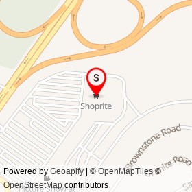 Shoprite on Town Center Road,  New Jersey - location map