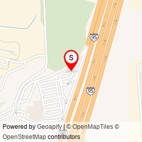 Tesla Supercharger on New Jersey Turnpike,  New Jersey - location map
