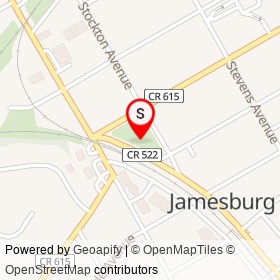 Jamesburg on , Jamesburg New Jersey - location map
