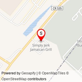 Simply Jerk Jamaican Grill on Cranbury-South River Road,  New Jersey - location map