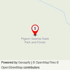 Pigeon Swamp State Park and Forest on ,  New Jersey - location map