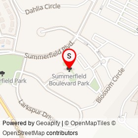 Summerfield Boulevard Park on ,  New Jersey - location map