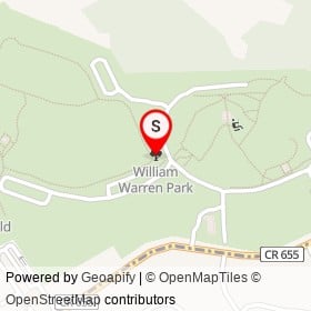 William Warren Park on , Woodbridge New Jersey - location map