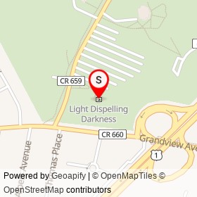 Light Dispelling Darkness on Grandview Avenue,  New Jersey - location map