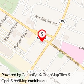Shell on New Brunswick Avenue, Perth Amboy New Jersey - location map