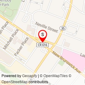 Domino's Pizza on Lawrie Street, Perth Amboy New Jersey - location map