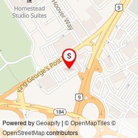 Wawa on King George's Post Road, Woodbridge New Jersey - location map