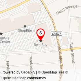 Best Buy on West Prospect Street, East Brunswick Township New Jersey - location map