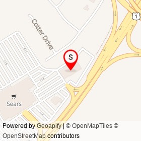 Sears Auto Center on US 1, New Brunswick New Jersey - location map