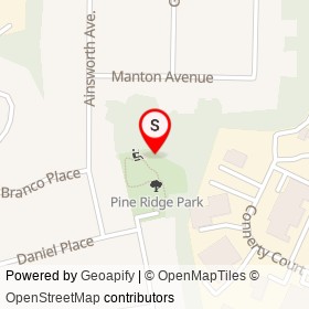 Pine Ridge Park on , East Brunswick Township New Jersey - location map