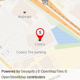 Costco on I 287,  New Jersey - location map