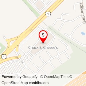 Chuck E. Cheese's on Route 1 Northbound,  New Jersey - location map