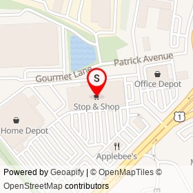 Stop & Shop on Gourmet Lane,  New Jersey - location map
