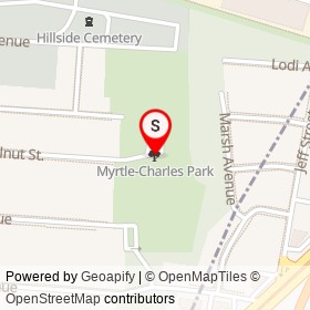 Myrtle-Charles Park on , Metuchen New Jersey - location map