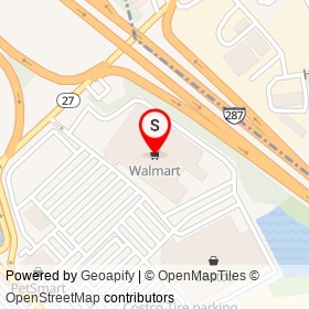 Walmart on I 287,  New Jersey - location map