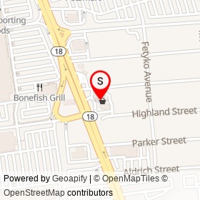 Shiny Nailz on West Amherst Street, East Brunswick Township New Jersey - location map