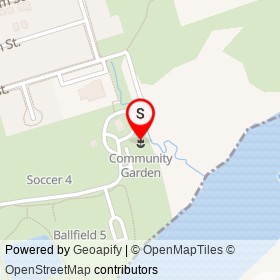 Community Garden on Valentine Street, Highland Park New Jersey - location map
