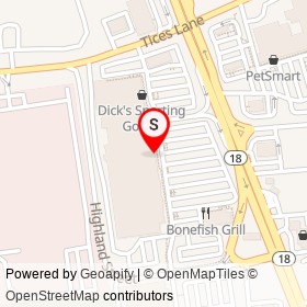 TJ Maxx on Highland Street, East Brunswick Township New Jersey - location map