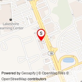 New Jersey Nails & Spa on State Route 18 South, East Brunswick Township New Jersey - location map