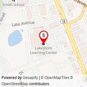 Lakeshore Learning Center on Crosspointe Drive, East Brunswick Township New Jersey - location map