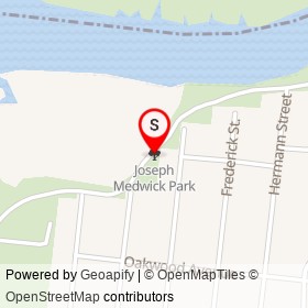 Joseph Medwick Park on , Carteret New Jersey - location map