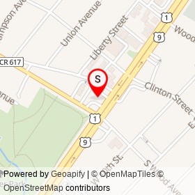 Exxon on East Edgar Road, Linden New Jersey - location map
