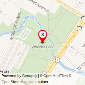Wheeler Park on , Linden New Jersey - location map