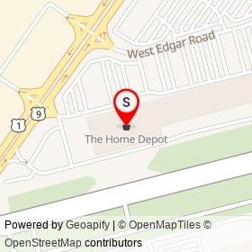The Home Depot on GM East Gate, Linden New Jersey - location map