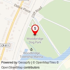 Woodbridge Dog Park on , Woodbridge New Jersey - location map
