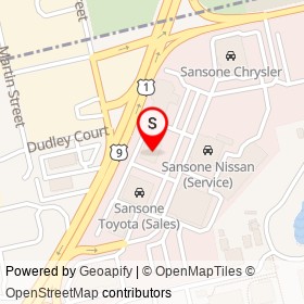 Sansone Nissan (Sales) on US 1;US 9,  New Jersey - location map