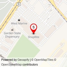 ShopRite on Lexington Ave, Woodbridge New Jersey - location map