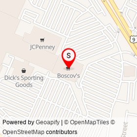 Boscov's on US 9, Woodbridge New Jersey - location map