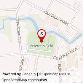 Veteran's Field on , Rahway New Jersey - location map