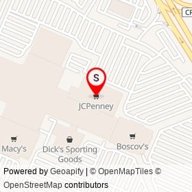 JCPenney on US 9, Woodbridge New Jersey - location map