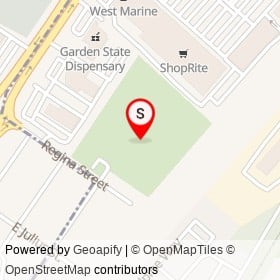Regina Street Park on , Woodbridge New Jersey - location map