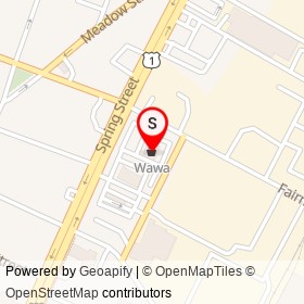 Wawa on Fairmount Avenue, Elizabeth New Jersey - location map