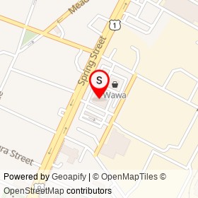 AutoZone on Spring Street, Elizabeth New Jersey - location map