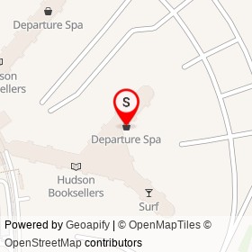 Departure Spa on Terminal C Level 3, Newark New Jersey - location map