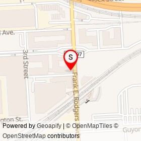 Five Guys on Frank E. Rodgers Boulevard, Harrison New Jersey - location map