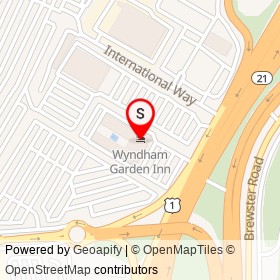 Wyndham Garden Inn on International Way, Newark New Jersey - location map