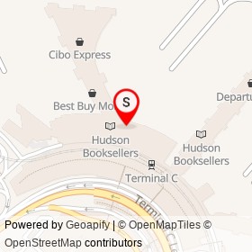 Miles Shop on Terminal C Level 3, Newark New Jersey - location map