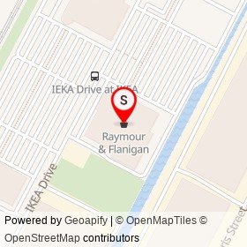 Raymour & Flanigan on IKEA Drive, Elizabeth New Jersey - location map