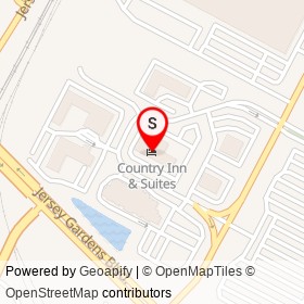 Country Inn & Suites on Glimcher Realty Way, Elizabeth New Jersey - location map