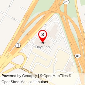 Days Inn on Spring Street, Elizabeth New Jersey - location map