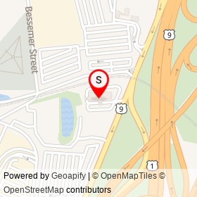 Holiday Inn Newark Airport on US 1-9 Local, Newark New Jersey - location map
